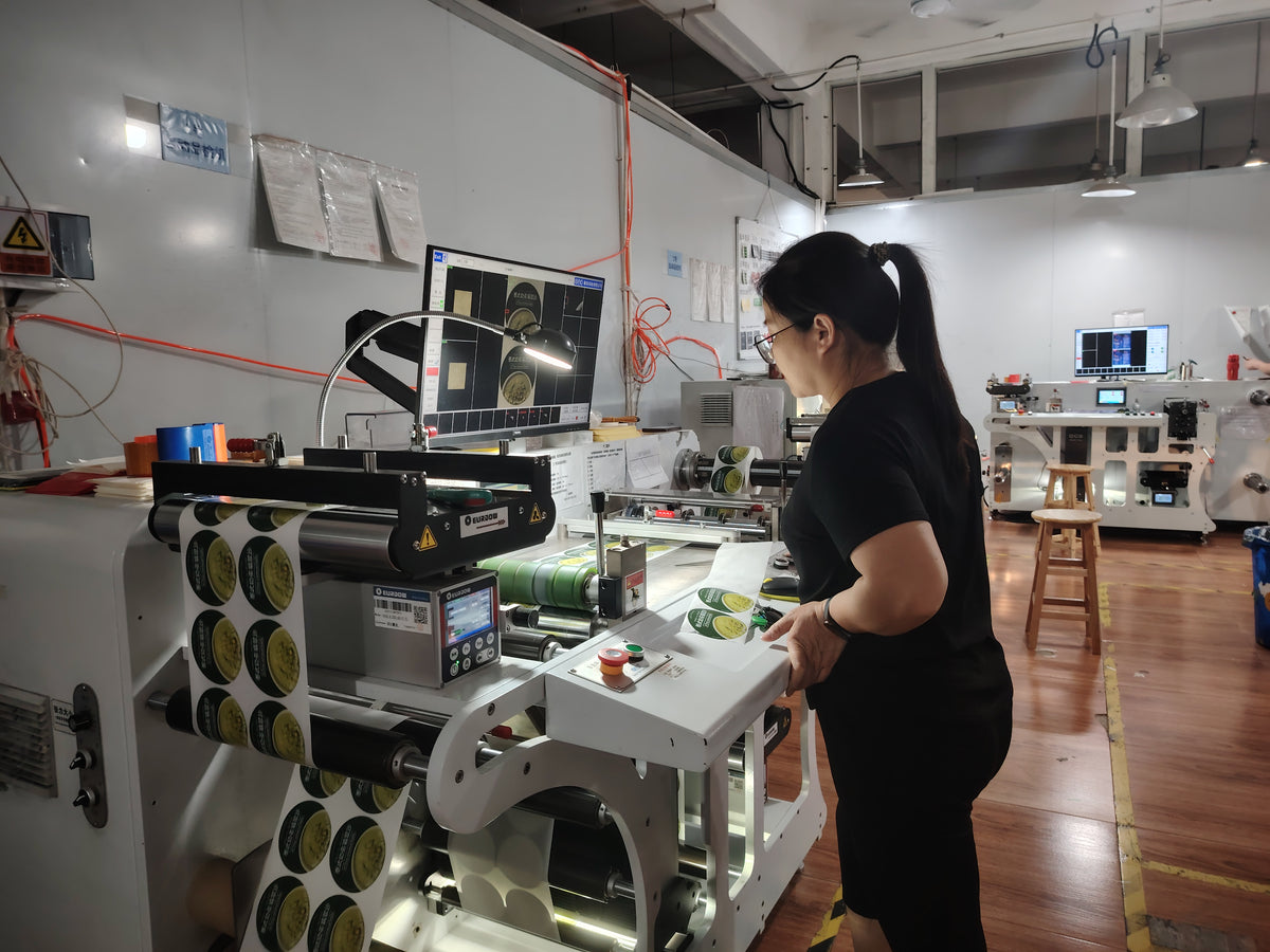Material checking scene captured from the selected factory video