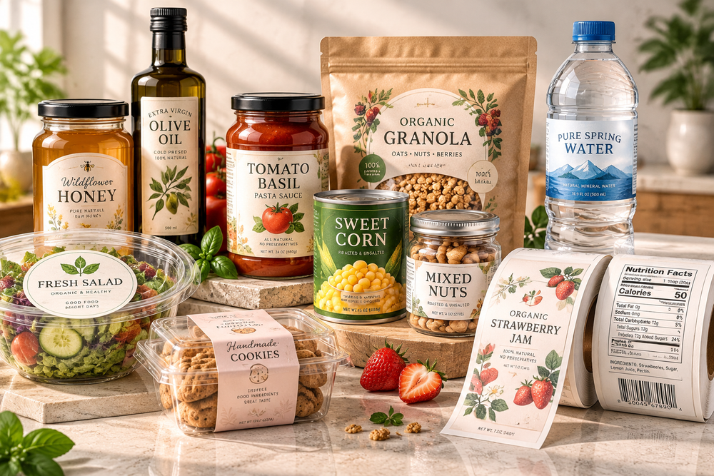 Étiquettes alimentaires et de boissons