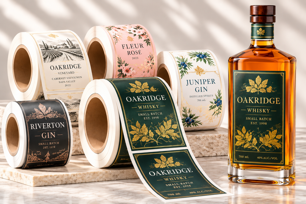 Wine & Spirits Labels