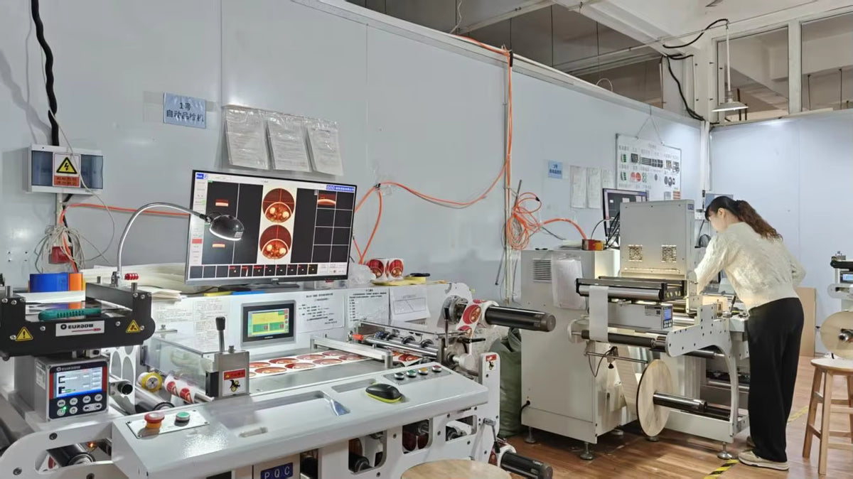 Material checking scene captured from the selected factory video